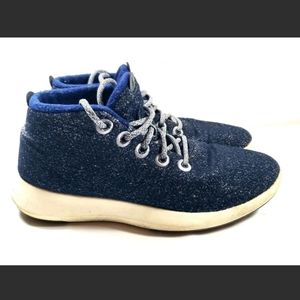 Allbirds Wool Runner Up Mizzles Shoes Men's 11 Blue Wool Boots 0521 NV1